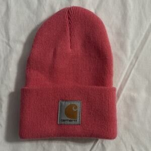 Carhartt Girls Pink Toddler Winter Warm Beanie hat